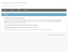 Tablet Screenshot of forthright.ca